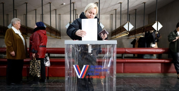 Явка на выборах президента по России составляет 5,42%